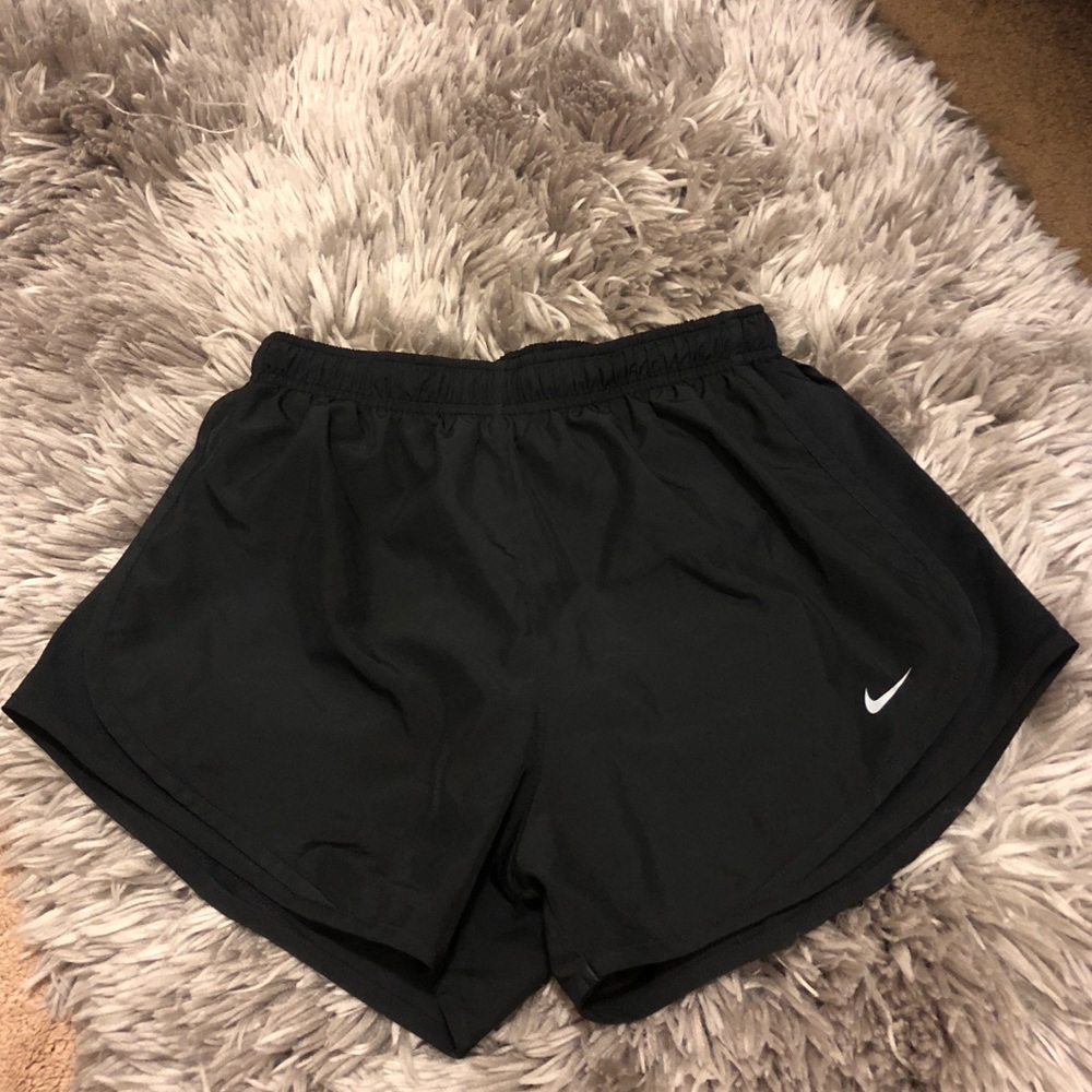 Solid Black Nike Shorts